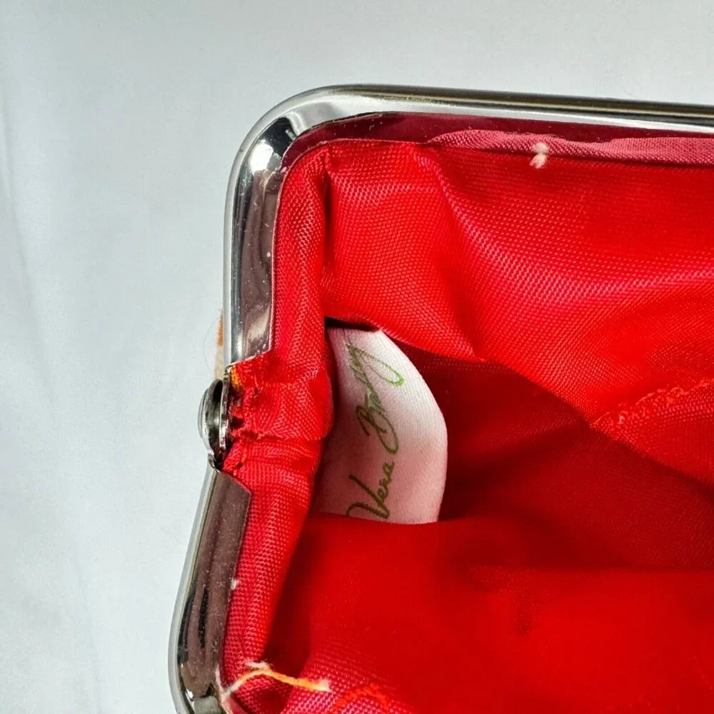 Vera Bradley Folkloric Slim Glasses Case Kisslock Boho Floral Retired Pattern - Picture 10 of 10